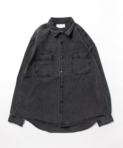 TIMELY WARNING(タイムリーワーニング)の「【Timely Warning】デニムシャツ(シャツ/ブラウス・メンズ・ブルー/ブラック・L/M/XL)」の16枚目の写真
