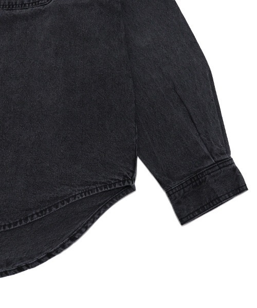 TIMELY WARNING(タイムリーワーニング)の「【Timely Warning】デニムシャツ(シャツ/ブラウス・メンズ・ブルー/ブラック・L/M/XL)」の7枚目の写真