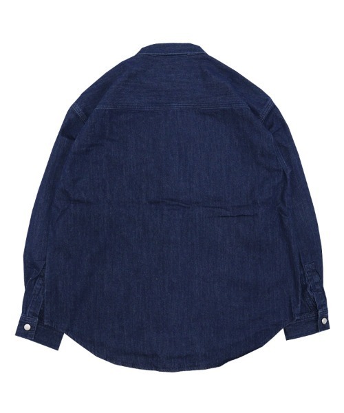 TIMELY WARNING(タイムリーワーニング)の「【Timely Warning】デニムシャツ(シャツ/ブラウス・メンズ・ブルー/ブラック・L/M/XL)」の10枚目の写真