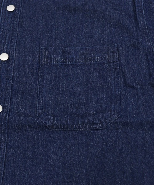 TIMELY WARNING(タイムリーワーニング)の「【Timely Warning】デニムシャツ(シャツ/ブラウス・メンズ・ブルー/ブラック・L/M/XL)」の12枚目の写真