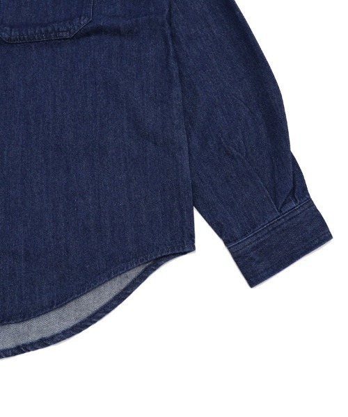 TIMELY WARNING(タイムリーワーニング)の「【Timely Warning】デニムシャツ(シャツ/ブラウス・メンズ・ブルー/ブラック・L/M/XL)」の13枚目の写真