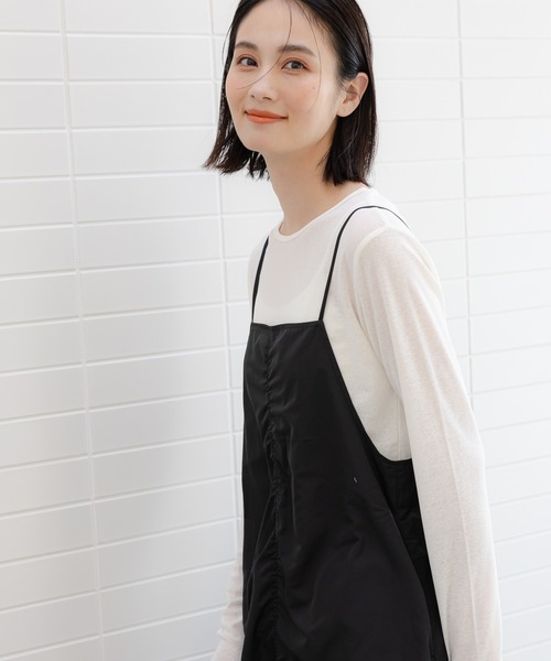 LAKOLE(ラコレ)の「シアー長袖T / 979702(Tシャツ/カットソー・レディース・ブラック/チャコール/ライトグレー/オフホワイト/ピンク/ブラウン/イエロー・SMALL/MEDIUM)」の14枚目の写真