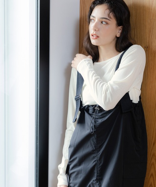 LAKOLE(ラコレ)の「シアー長袖T / 979702(Tシャツ/カットソー・レディース・ブラック/チャコール/ライトグレー/オフホワイト/ピンク/ブラウン/イエロー・SMALL/MEDIUM)」の13枚目の写真