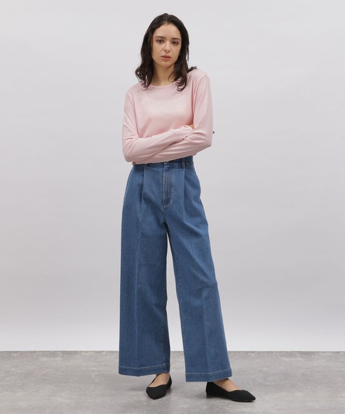 LAKOLE(ラコレ)の「シアー長袖T / 979702(Tシャツ/カットソー・レディース・ブラック/チャコール/ライトグレー/オフホワイト/ピンク/ブラウン/イエロー・SMALL/MEDIUM)」の18枚目の写真