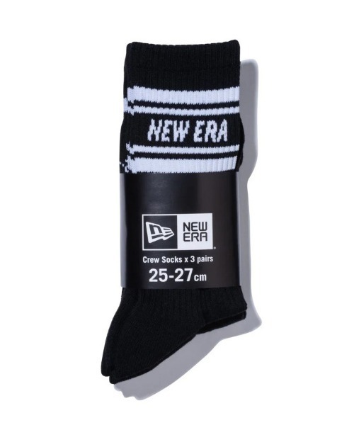 NEW ERA（ニューエラ）の「【NEW ERA】ラインソックス クルー [BSC]（ソックス/靴下・メンズ・ブラック/ホワイト/マルチ/ネイビー/グレー/チャコール・25cm/23cm/27cm/21cm）」の20枚目の写真