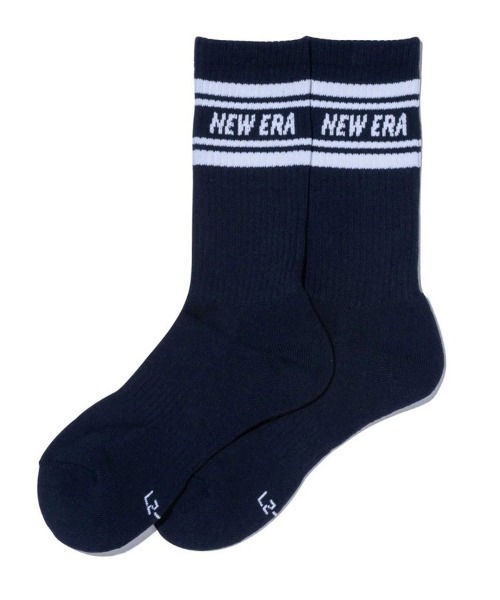 NEW ERA（ニューエラ）の「【NEW ERA】ラインソックス クルー [BSC]（ソックス/靴下・メンズ・ブラック/ホワイト/マルチ/ネイビー/グレー/チャコール・25cm/23cm/27cm/21cm）」の22枚目の写真