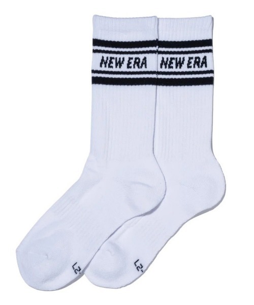 NEW ERA（ニューエラ）の「【NEW ERA】ラインソックス クルー [BSC]（ソックス/靴下・メンズ・ブラック/ホワイト/マルチ/ネイビー/グレー/チャコール・25cm/23cm/27cm/21cm）」の10枚目の写真