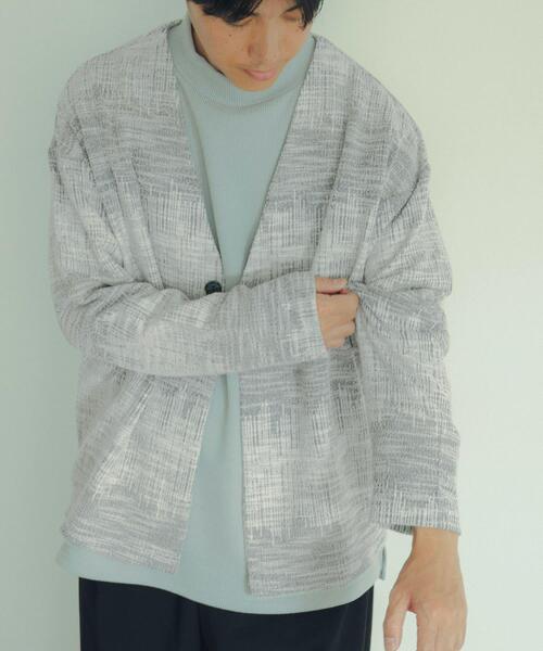 ITEMS URBANRESEARCH(アイテムズ アーバンリサーチ)の「マルチカラージャカード ボタンカーデ(Tシャツ/カットソー・メンズ・ブラウン/ブルー・LARGE/MEDIUM)」の17枚目の写真