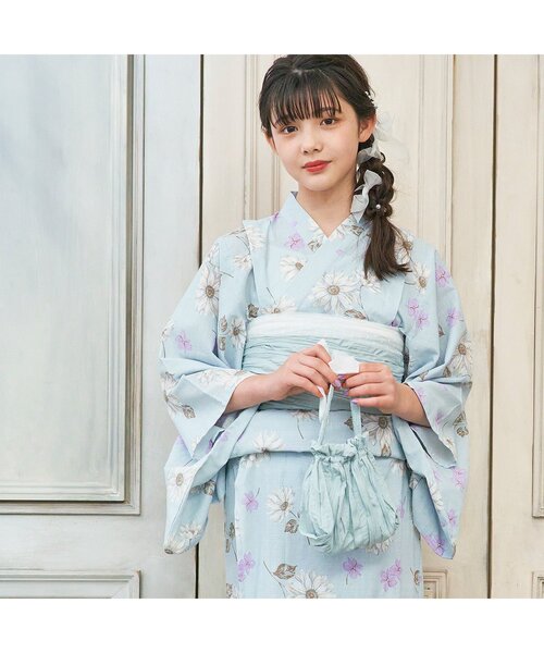 algy（アルジー）の「花柄浴衣セット（浴衣）」 - WEAR