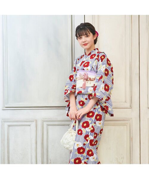 algy（アルジー）の「花柄浴衣セット（浴衣）」 - WEAR