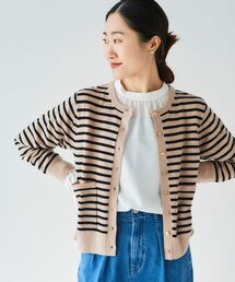 le.coeur blanc | ウォッシャブルウールクルーカーディガン(カーディガン/ボレロ)