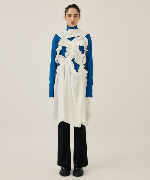 HOUGA（ホウガ）の「【HOUGA/ホウガ】kiki frill dress/キキ