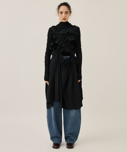 ワンピース houga vivi frill dress HOUGA/ホウガ】《STUDIOUS別注》Ex.prima frill dress/プリマ