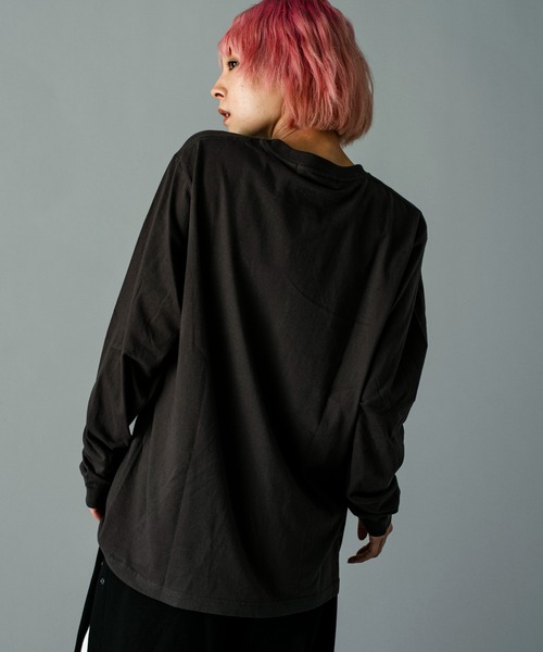 GALLIS ADDICTION（ガリスアディクション）の「GA O.E-PRINT L/S TEE（Tシャツ/カットソー・メンズ・ダークグレー/ホワイト・L/M）」の14枚目の写真