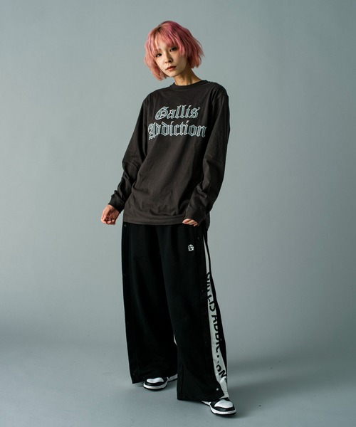 GALLIS ADDICTION（ガリスアディクション）の「GA O.E-PRINT L/S TEE（Tシャツ/カットソー・メンズ・ダークグレー/ホワイト・L/M）」の12枚目の写真