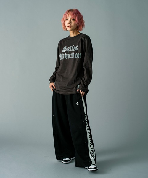 GALLIS ADDICTION（ガリスアディクション）の「GA O.E-PRINT L/S TEE（Tシャツ/カットソー・メンズ・ダークグレー/ホワイト・L/M）」の11枚目の写真