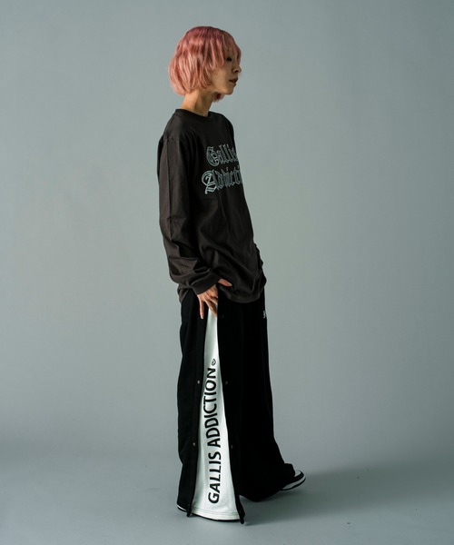 GALLIS ADDICTION（ガリスアディクション）の「GA O.E-PRINT L/S TEE（Tシャツ/カットソー・メンズ・ダークグレー/ホワイト・L/M）」の7枚目の写真