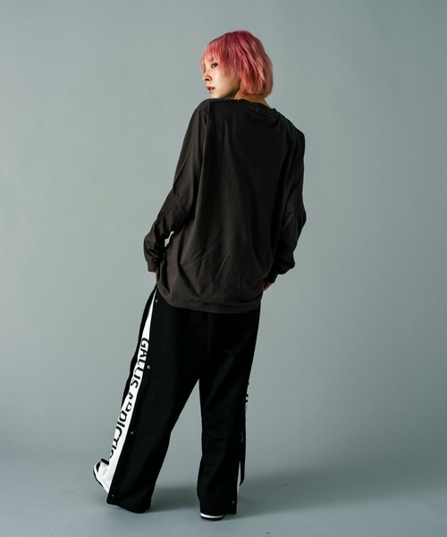 GALLIS ADDICTION（ガリスアディクション）の「GA O.E-PRINT L/S TEE（Tシャツ/カットソー・メンズ・ダークグレー/ホワイト・L/M）」の4枚目の写真