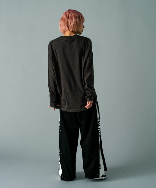 GALLIS ADDICTION（ガリスアディクション）の「GA O.E-PRINT L/S TEE（Tシャツ/カットソー・メンズ・ダークグレー/ホワイト・L/M）」の3枚目の写真