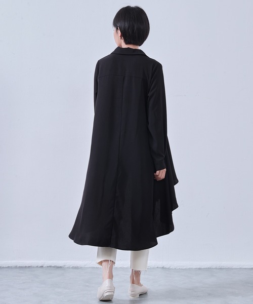 On One's Own(オンワンズオン)の「On One's Own ロングバックフレアブラウス長袖シャツ(シャツ/ブラウス・レディース・ブラウン/ブラック/オリーブ/ベージュ・FREE)」の13枚目の写真