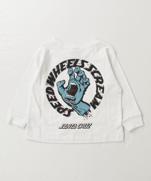 SANTA CRUZ(サンタクルーズ)の「SANTACRUZ/サンタクルーズ キッズ ロンT バックロゴ DESI SPEED WHEELS STR LST 23A660-42(Tシャツ/カットソー・キッズ・ブラック/グリーン/ホワイト・100cm/110cm/120cm/130cm/140cm/150cm/160cm)」の10枚目の写真