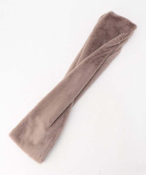 COMME CA ISM（コムサイズム）の「フェイクファー スヌード（ネックウォーマー/スヌード・メンズ・チャコール/ベージュ/ブラック・FREE）」の13枚目の写真