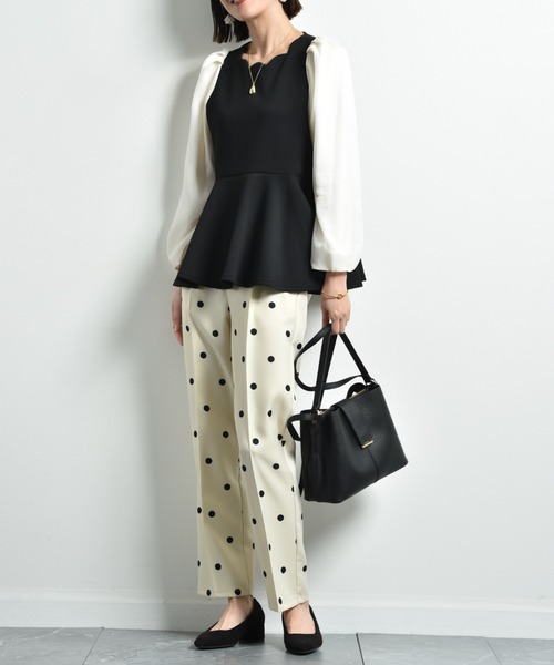 INTERPLANET(インタープラネット)の「【超軽量】フェイクレザーミニバッグ(ショルダーバッグ・レディース・ブラック/ベージュ・フリー)」の12枚目の写真