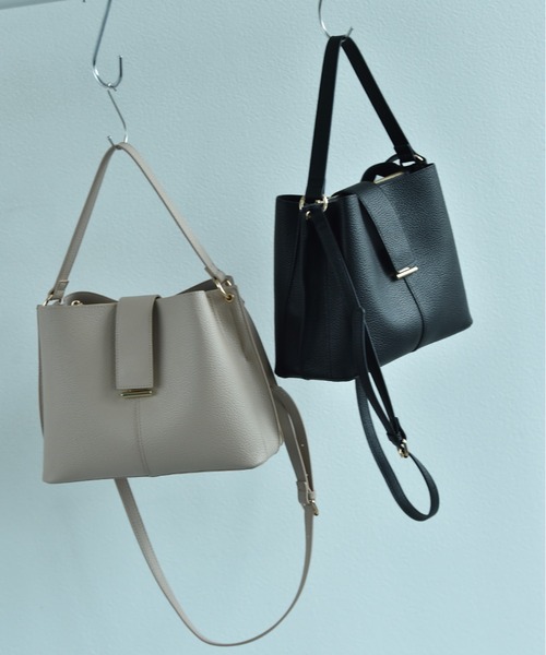 INTERPLANET(インタープラネット)の「【超軽量】フェイクレザーミニバッグ(ショルダーバッグ・レディース・ブラック/ベージュ・フリー)」の14枚目の写真