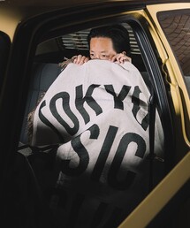 FREAK'S STORE（フリークスストア）の「tokyo basic car club×FREAK'S STORE/トーキョーベーシックカークラブ×フリークスストア 別注ロゴスローケット（ブランケット・レディース）」
