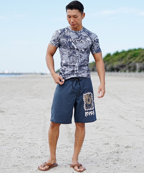 RVCA（ルーカ）の「RVCA/ルーカ 半袖ラッシュガード/水着 吸水速乾