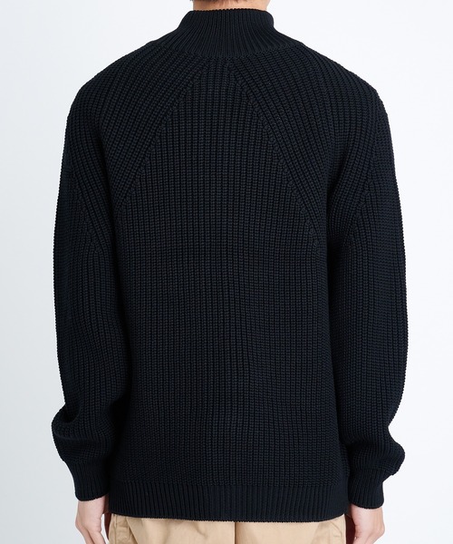 BATONER(バトナー)の「【BATONER/バトナー】SIGNATURE DRIVERS KNIT(ニット/セーター・メンズ・ブラック/ダークグレー・1/2)」の9枚目の写真