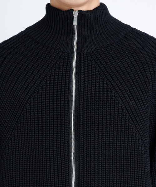 BATONER(バトナー)の「【BATONER/バトナー】SIGNATURE DRIVERS KNIT(ニット/セーター・メンズ・ブラック/ダークグレー・1/2)」の12枚目の写真