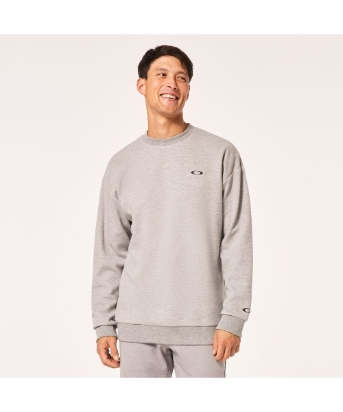 OAKLEY(オークリー)の「オークリー ENHANCE FUNDAMENTAL FLEECE CREW 1.0 フリーストレーナー/TRAINING スポーツ・トレーニング/OAKLEY(その他トップス・メンズ・ブラック/ブラウン/ライトブルー/ブルー/グレー/ピンク・L/M/S/XL)」の2枚目の写真