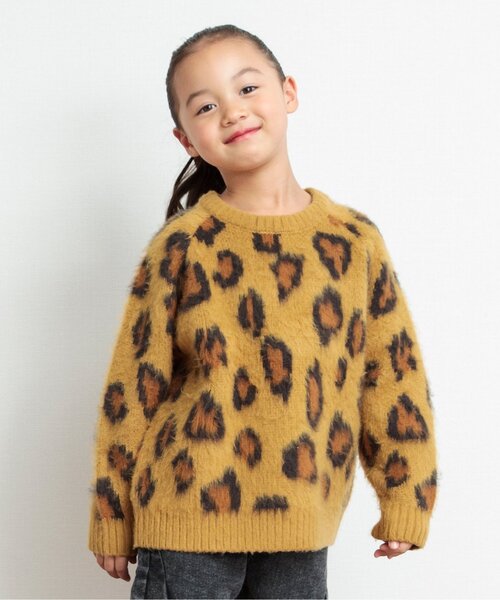 BREEZE(ブリーズ)の「【あったか】アニマル柄セーター(ニット/セーター・キッズ・ベージュ/アイボリー・100/90/140/120)」の3枚目の写真