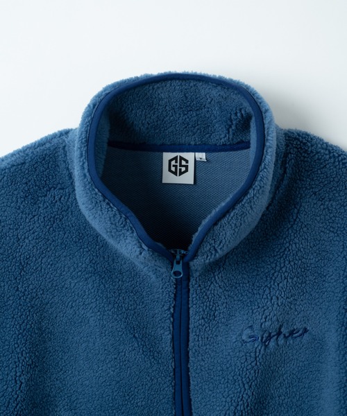 GISHER（ギッシャー）の「BOA FLEECE JACKET（ブルゾン・メンズ・ブルー/アイボリー/ブラック/グレイッシュベージュ・FREE）」の19枚目の写真