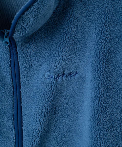 GISHER（ギッシャー）の「BOA FLEECE JACKET（ブルゾン・メンズ・ブルー/アイボリー/ブラック/グレイッシュベージュ・FREE）」の20枚目の写真