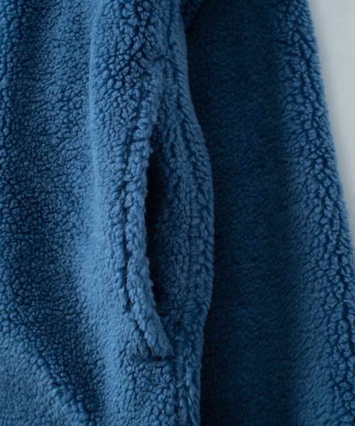 GISHER（ギッシャー）の「BOA FLEECE JACKET（ブルゾン・メンズ・ブルー/アイボリー/ブラック/グレイッシュベージュ・FREE）」の22枚目の写真