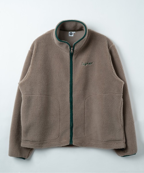 GISHER（ギッシャー）の「BOA FLEECE JACKET（ブルゾン・メンズ・ブルー/アイボリー/ブラック/グレイッシュベージュ・FREE）」の5枚目の写真
