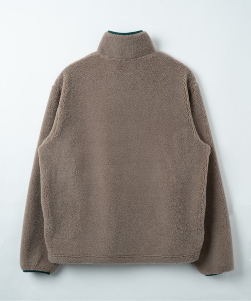 GISHER（ギッシャー）の「BOA FLEECE JACKET（ブルゾン・メンズ・ブルー/アイボリー/ブラック/グレイッシュベージュ・FREE）」の10枚目の写真