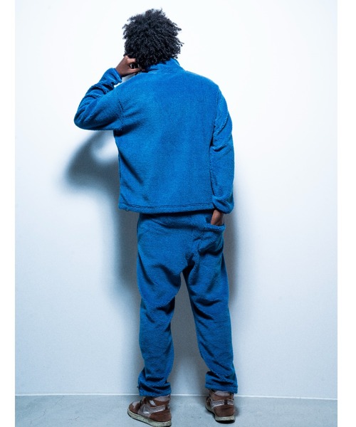 GISHER（ギッシャー）の「BOA FLEECE JACKET（ブルゾン・メンズ・ブルー/アイボリー/ブラック/グレイッシュベージュ・FREE）」の17枚目の写真