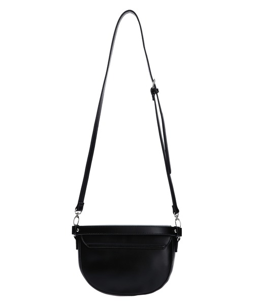 X-girl（エックスガール）の「FAUX LEATHER HALF MOON SHOULDER BAG（ショルダーバッグ・レディース・ピンク/ライトグリーン/ブラック・ONE SIZE）」の6枚目の写真