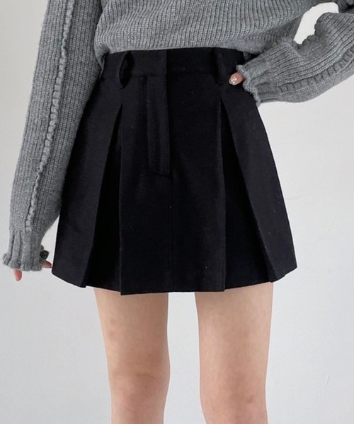 Heather（ヘザー）の「ウールライクスカパン  996600（その他パンツ・レディース・ベージュ/グレー/ブラック・FREE）」の2枚目の写真