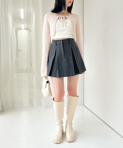 Heather（ヘザー）の「ウールライクスカパン  996600（その他パンツ・レディース・ベージュ/グレー/ブラック・FREE）」の8枚目の写真