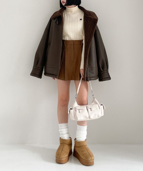 Heather（ヘザー）の「ウールライクスカパン  996600（その他パンツ・レディース・ベージュ/グレー/ブラック・FREE）」の16枚目の写真