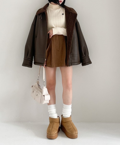 Heather（ヘザー）の「ウールライクスカパン  996600（その他パンツ・レディース・ベージュ/グレー/ブラック・FREE）」の17枚目の写真