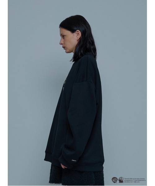 AMAIL（アマイル）の「【TOM and JERRY】over cloth（スウェット・レディース・ベージュ/ブラック・FREE）」の17枚目の写真