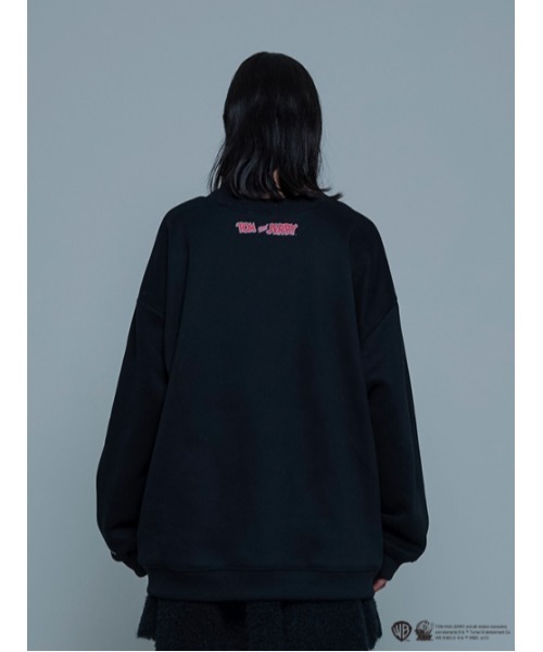 AMAIL（アマイル）の「【TOM and JERRY】over cloth（スウェット・レディース・ベージュ/ブラック・FREE）」の18枚目の写真