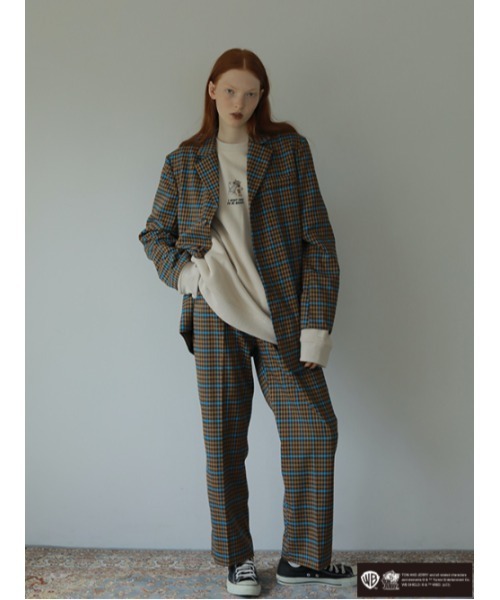 AMAIL（アマイル）の「【TOM and JERRY】over cloth（スウェット・レディース・ベージュ/ブラック・FREE）」の4枚目の写真