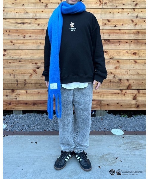 AMAIL（アマイル）の「【TOM and JERRY】over cloth（スウェット・レディース・ベージュ/ブラック・FREE）」の21枚目の写真