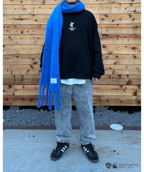 AMAIL（アマイル）の「【TOM and JERRY】over cloth（スウェット・レディース・ベージュ/ブラック・FREE）」の22枚目の写真